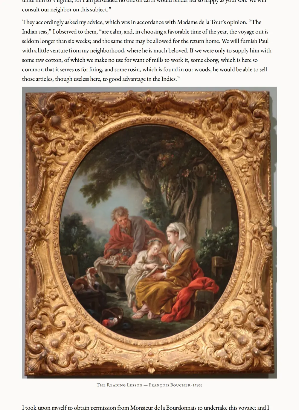A page of Paul and Virginia as set for this edition