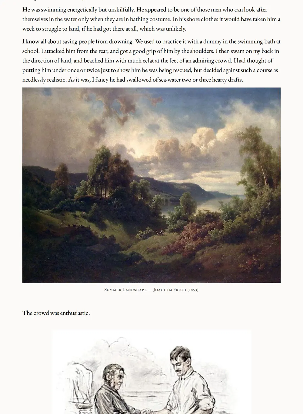 A page of Love Among the Chickens as set for this edition