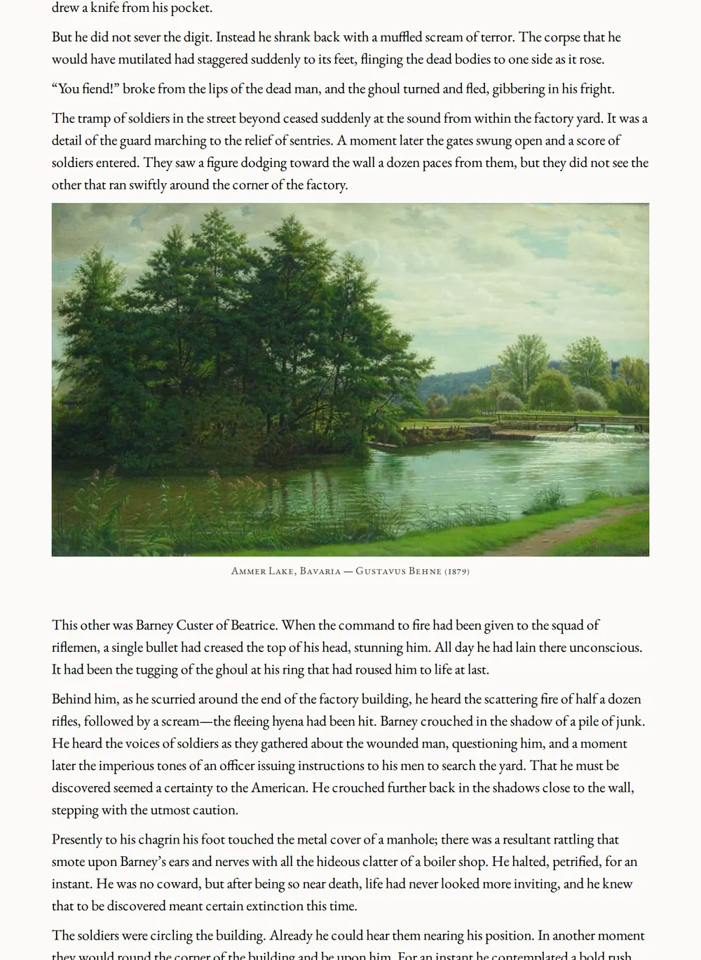 A page of The Mad King as set for this edition
