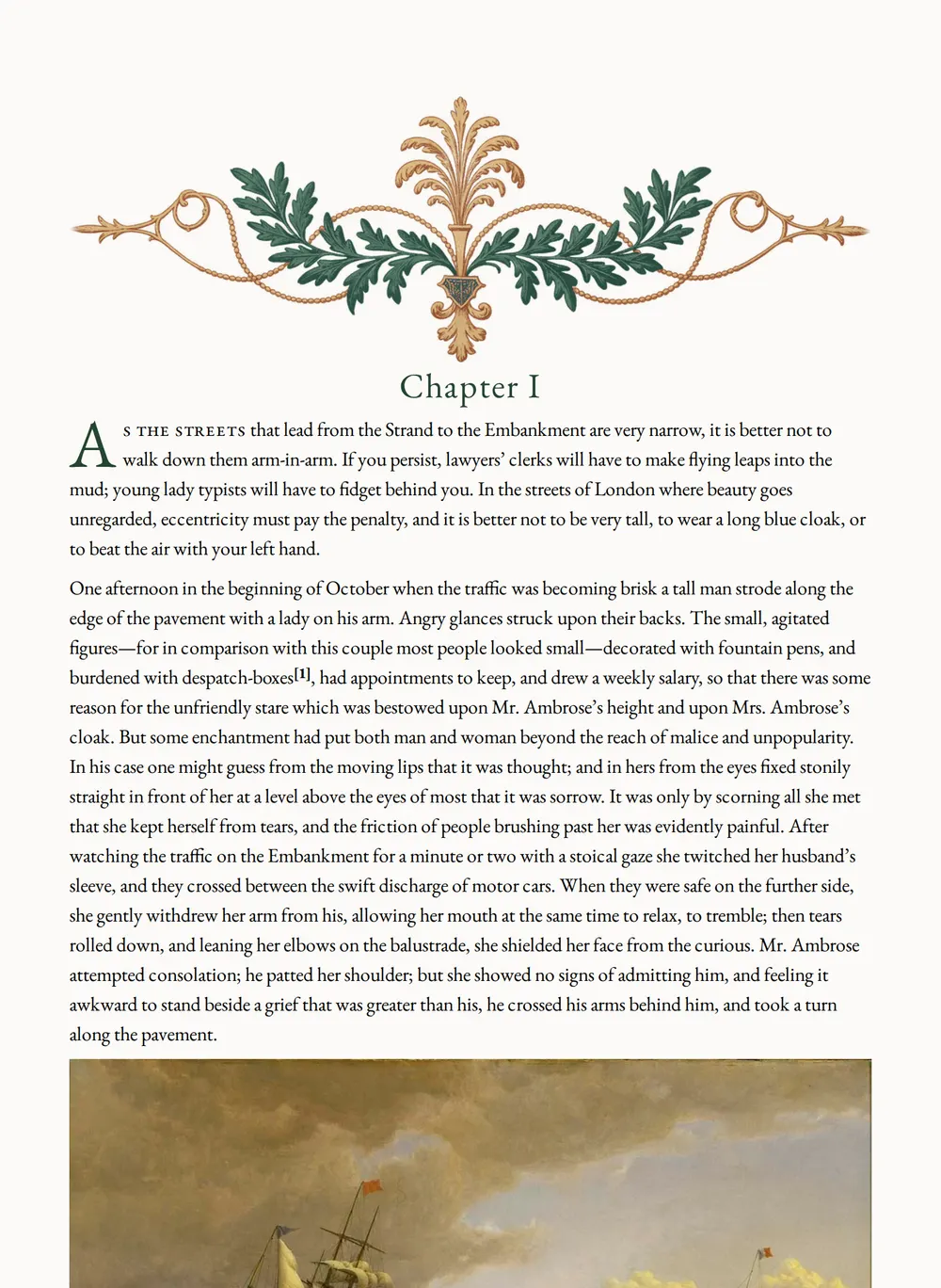 A page of The Voyage Out as set for this edition