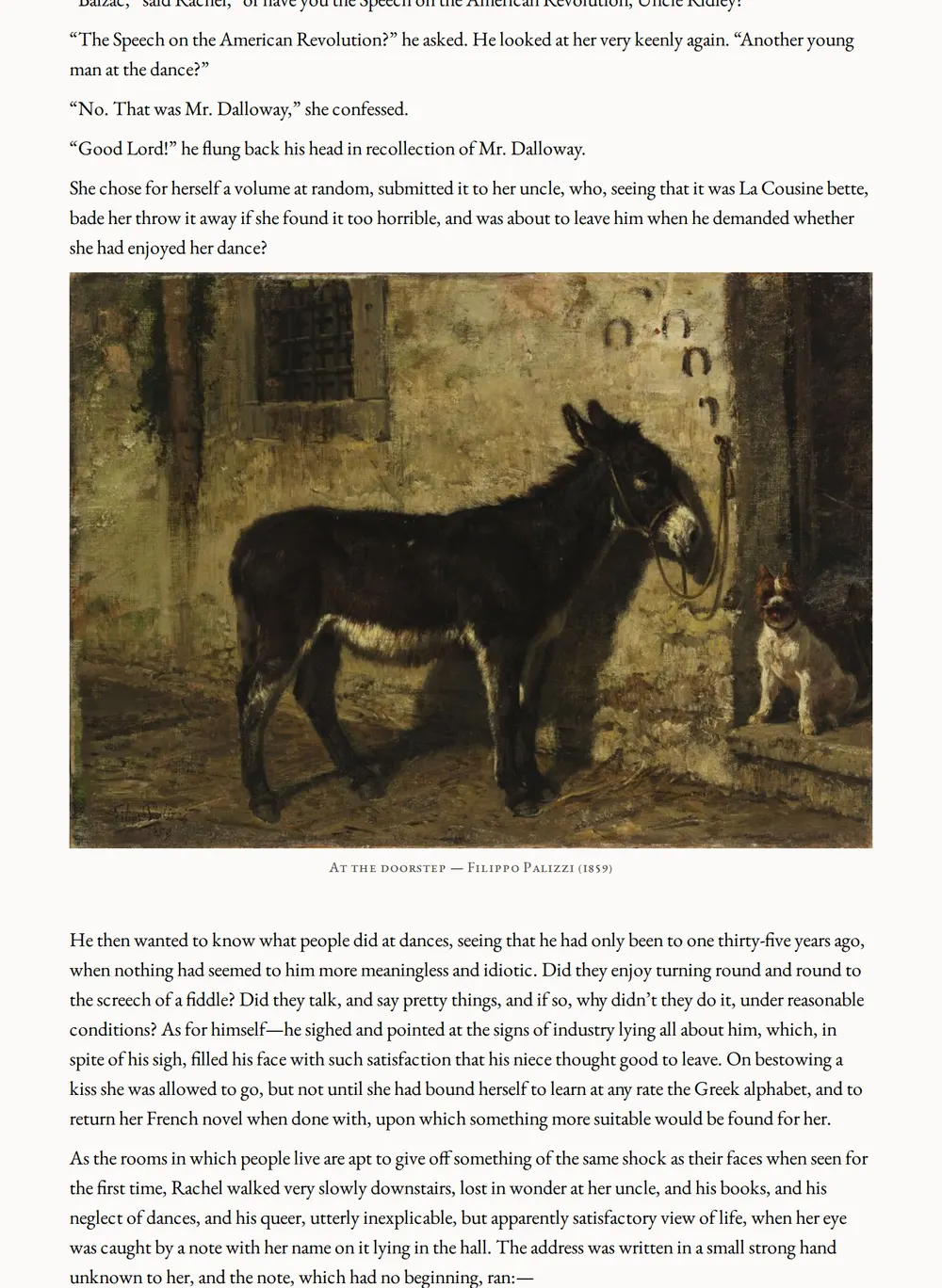 A page of The Voyage Out as set for this edition