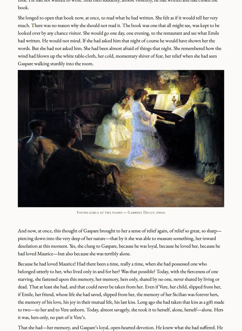 A page of A Spirit in Prison as set for this edition