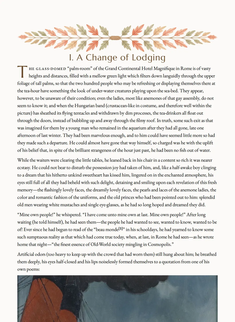 A page of His Own People as set for this edition