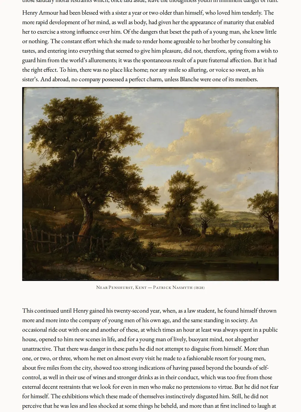 A page of The Home Mission as set for this edition