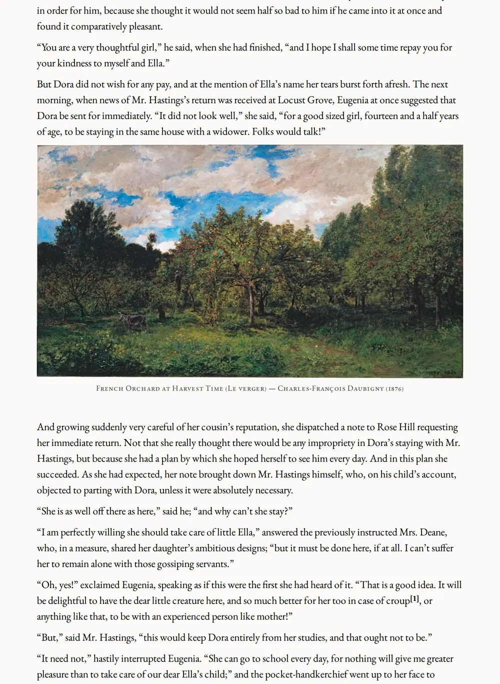 A page of Dora Deane as set for this edition