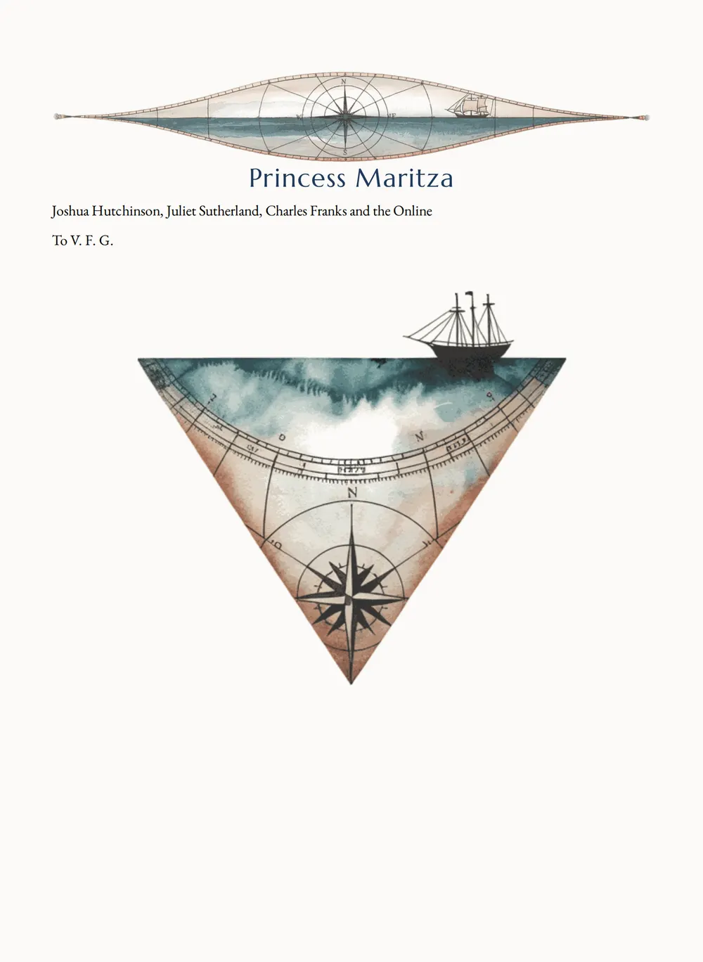 A page of Princess Maritza as set for this edition