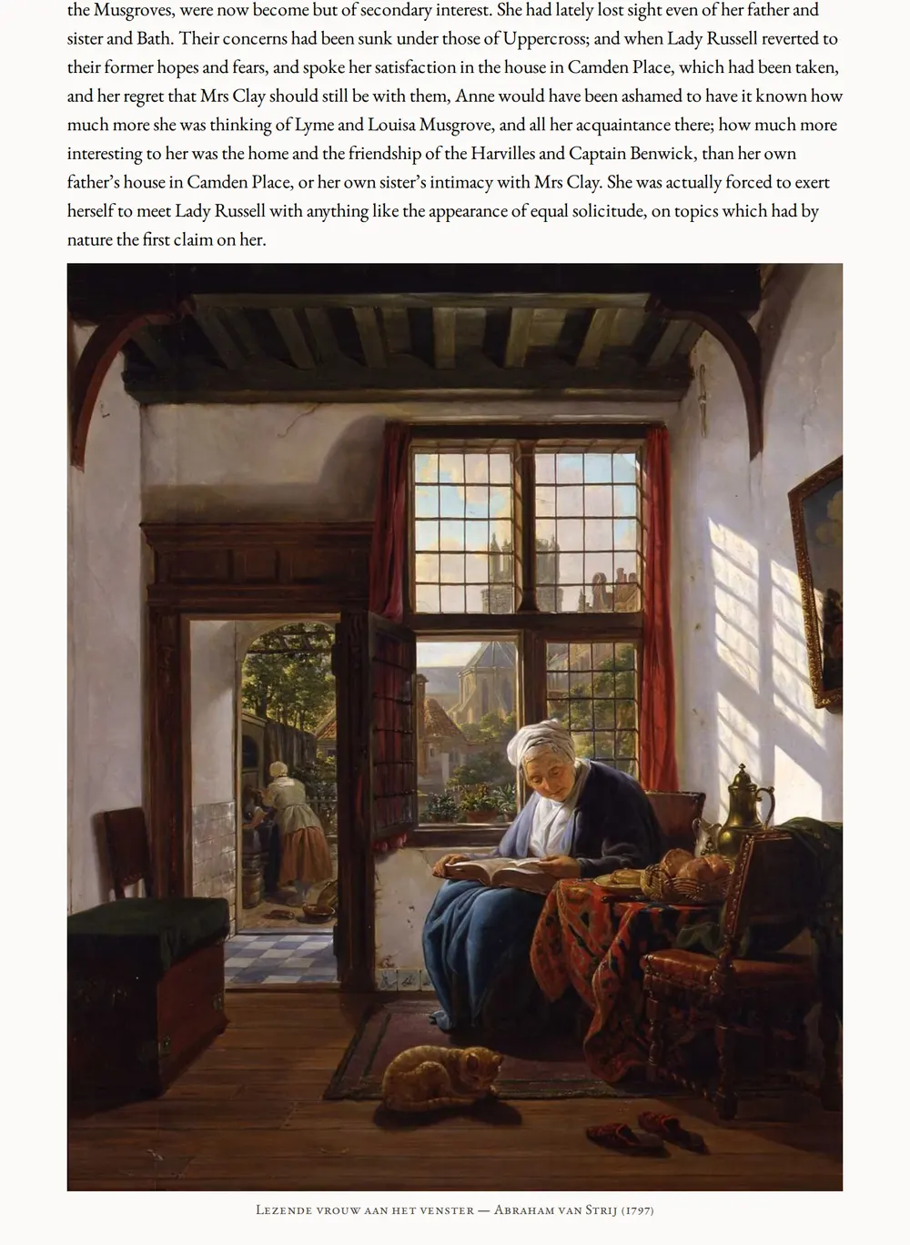 A page of Persuasion as set for this edition