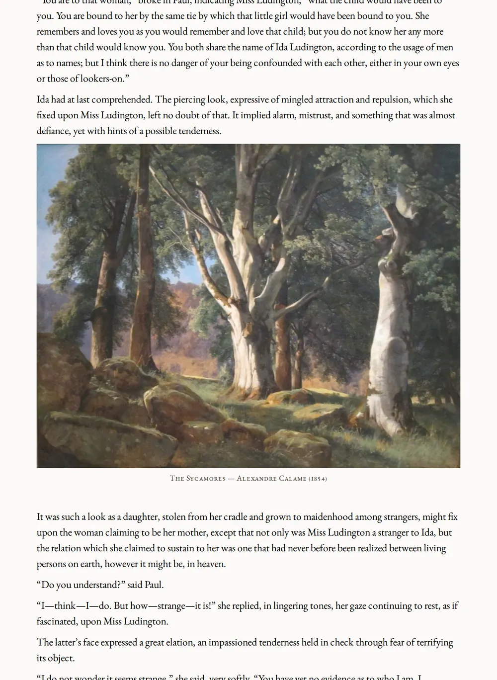 A page of Miss Ludington's Sister as set for this edition