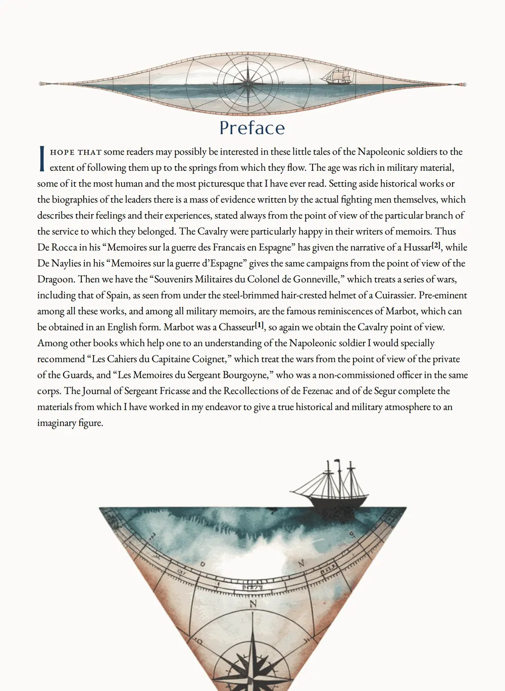 A page of The Adventures of Gerard as set for this edition
