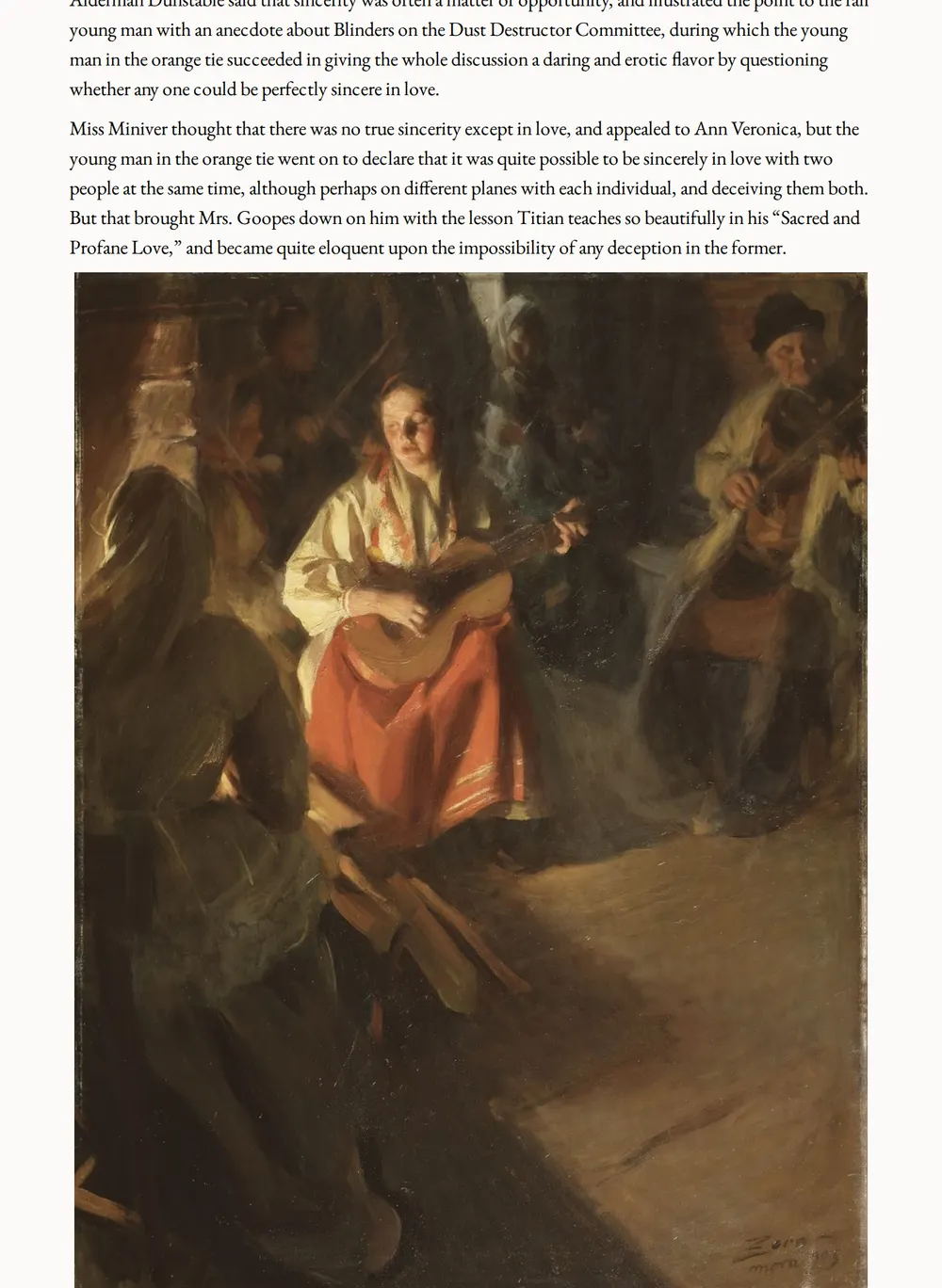 A page of Ann Veronica as set for this edition