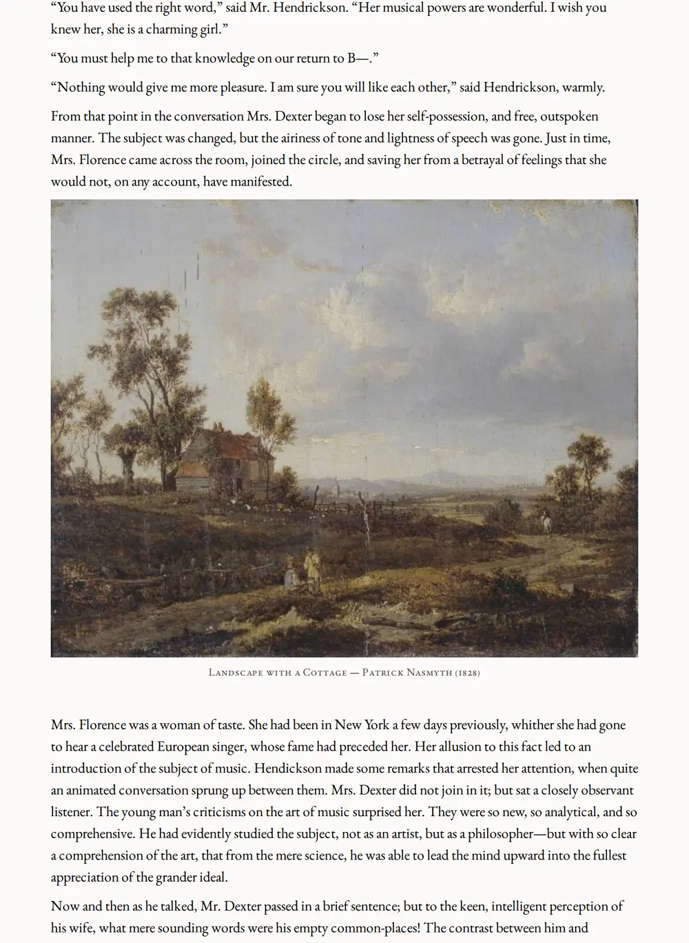A page of The Hand but Not the Heart as set for this edition