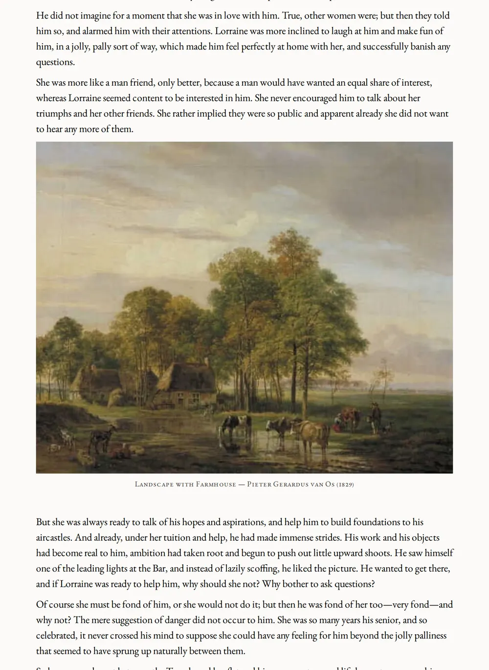 A page of Winding Paths as set for this edition
