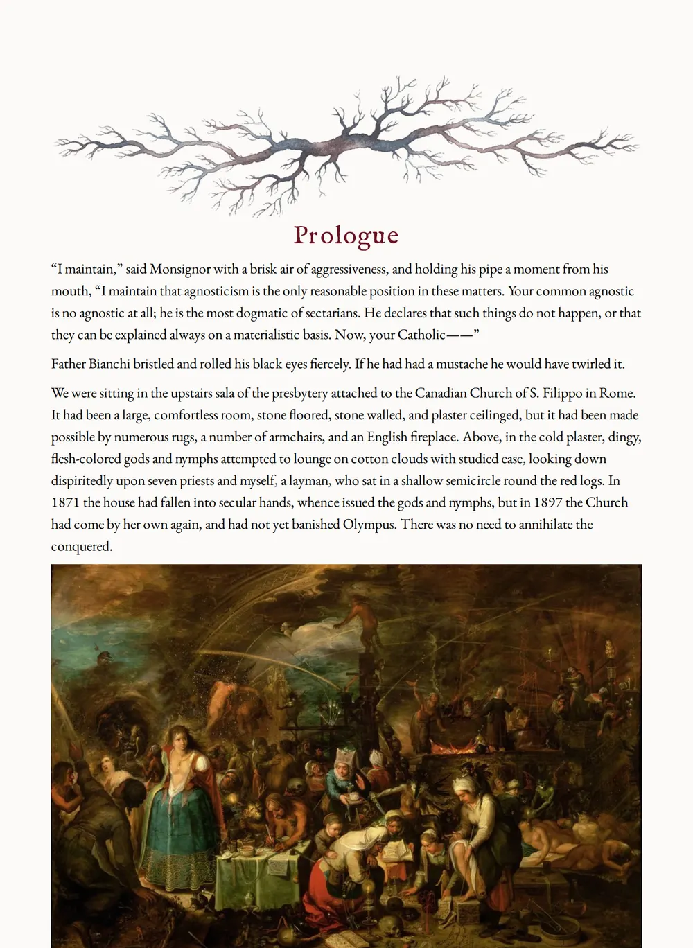 A page of A Mirror of Shalott as set for this edition