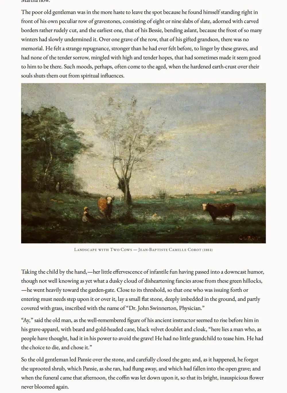 A page of The Dolliver Romance as set for this edition