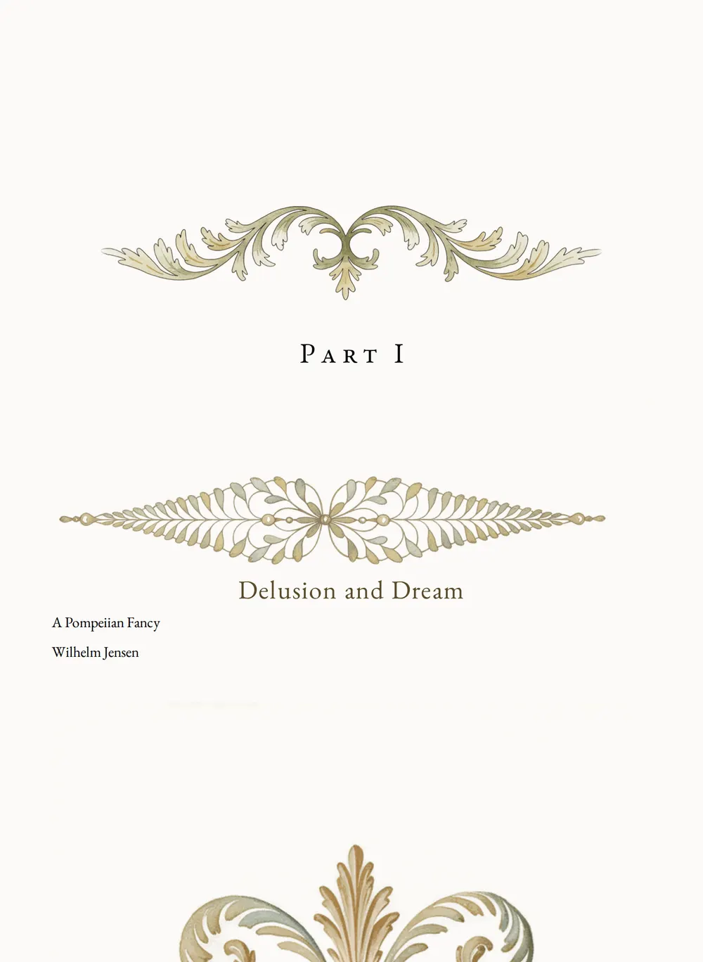 A page of Delusion and Dream as set for this edition