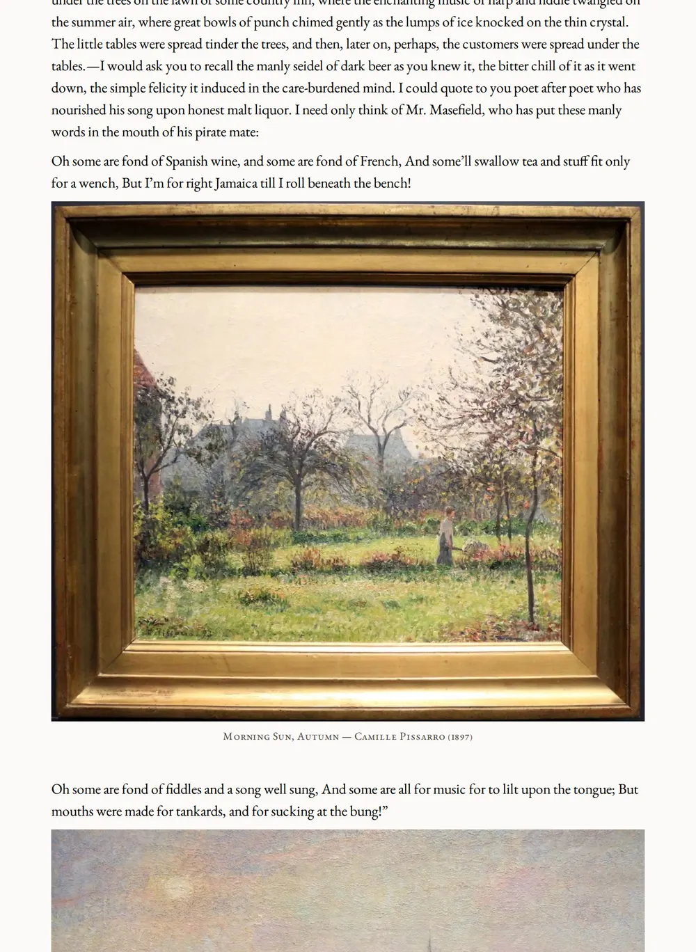 A page of In the Sweet Dry and Dry as set for this edition