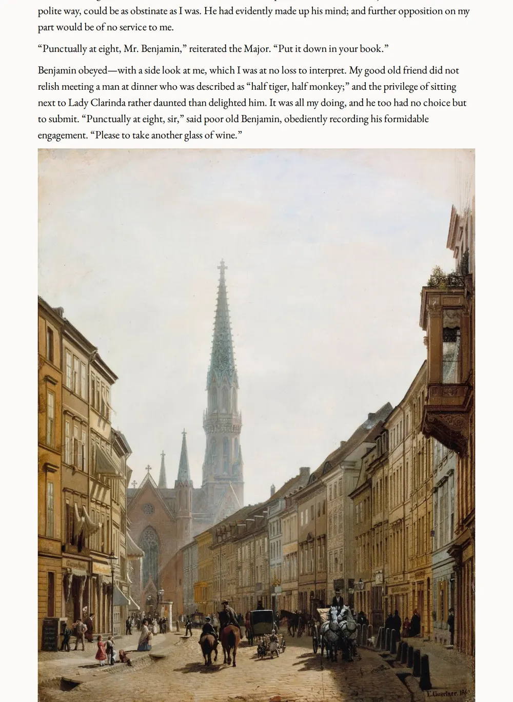 A page of The Law and the Lady as set for this edition