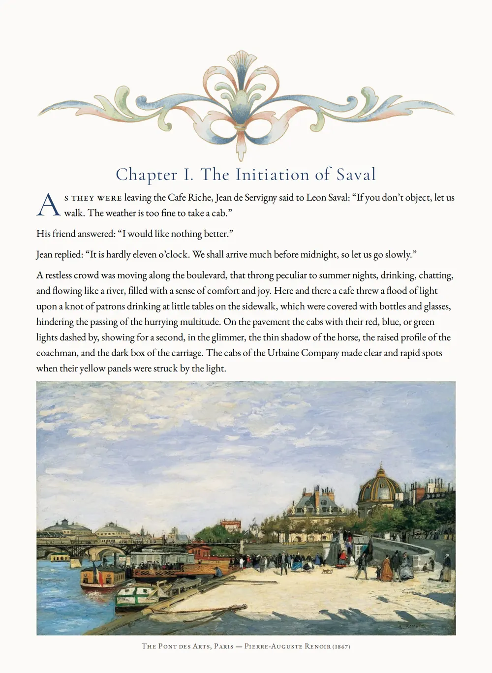 A page of Yvette as set for this edition