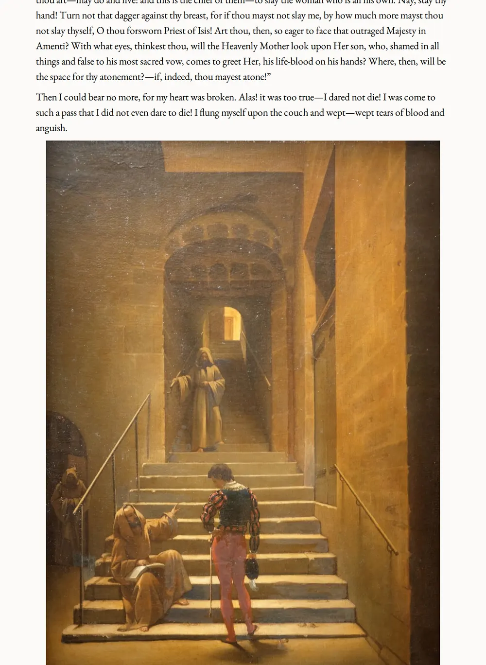 A page of Cleopatra as set for this edition
