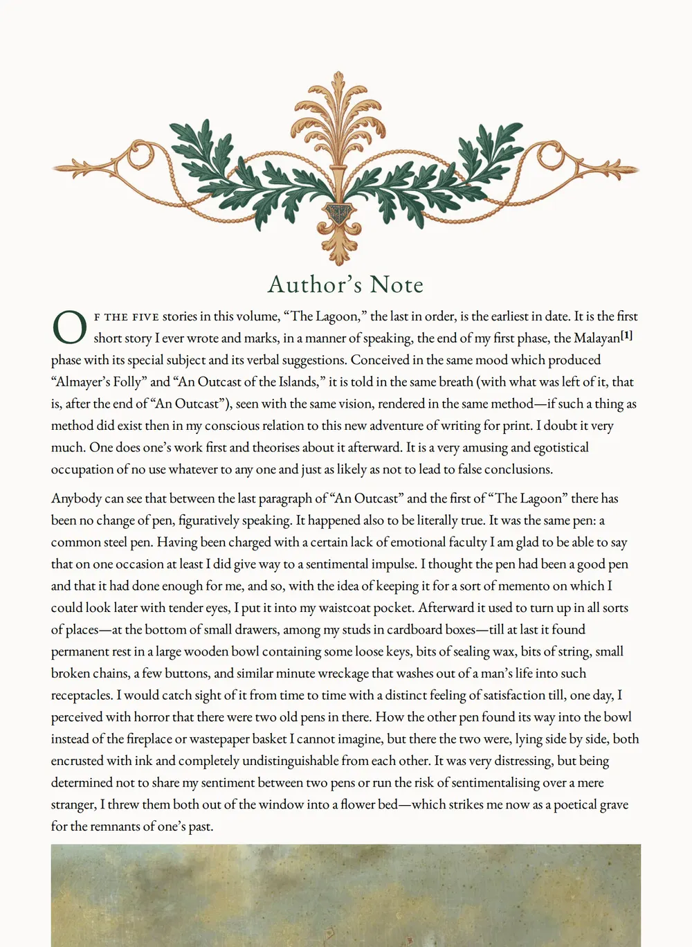 A page of Tales of Unrest as set for this edition