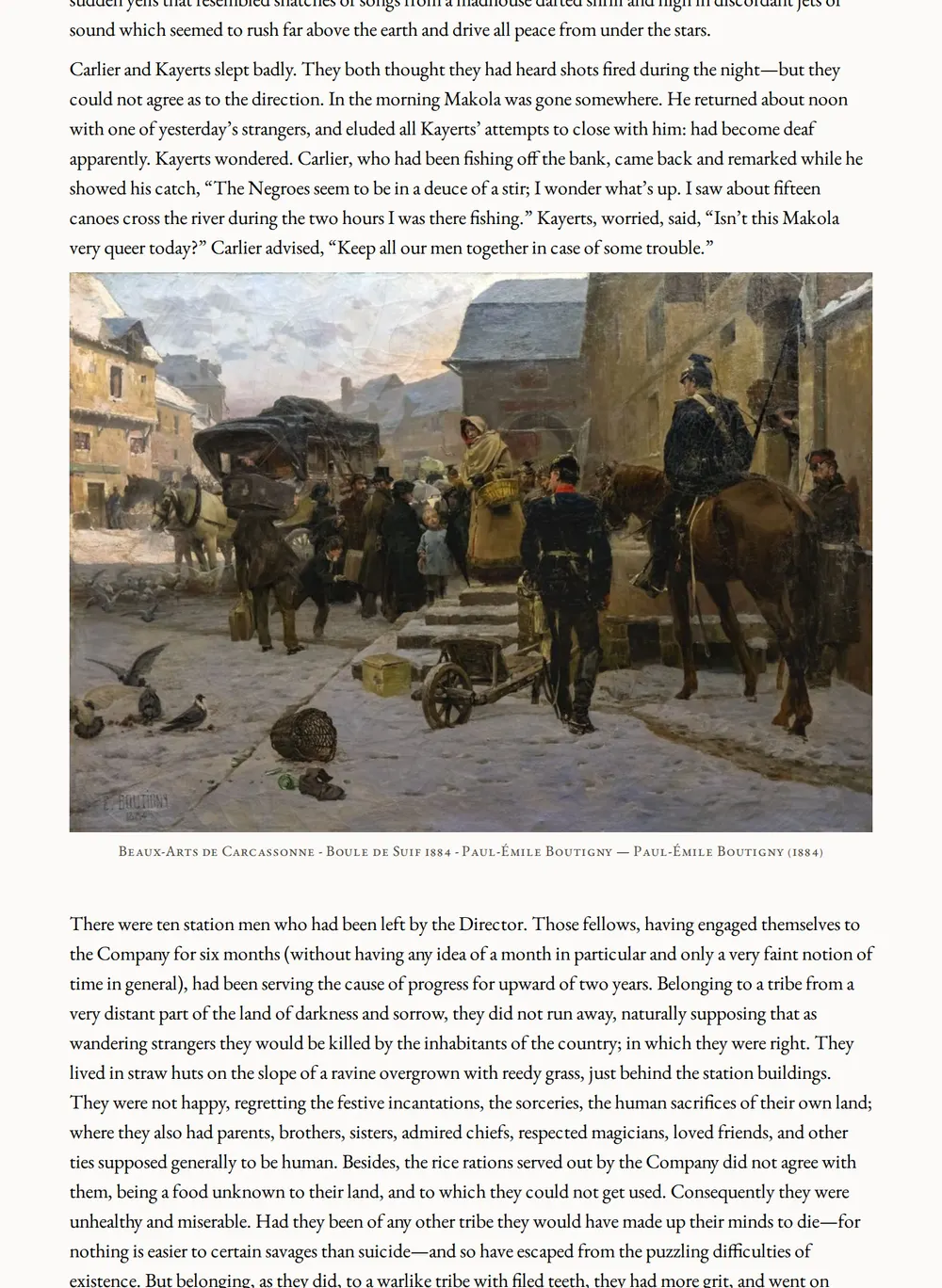 A page of Tales of Unrest as set for this edition