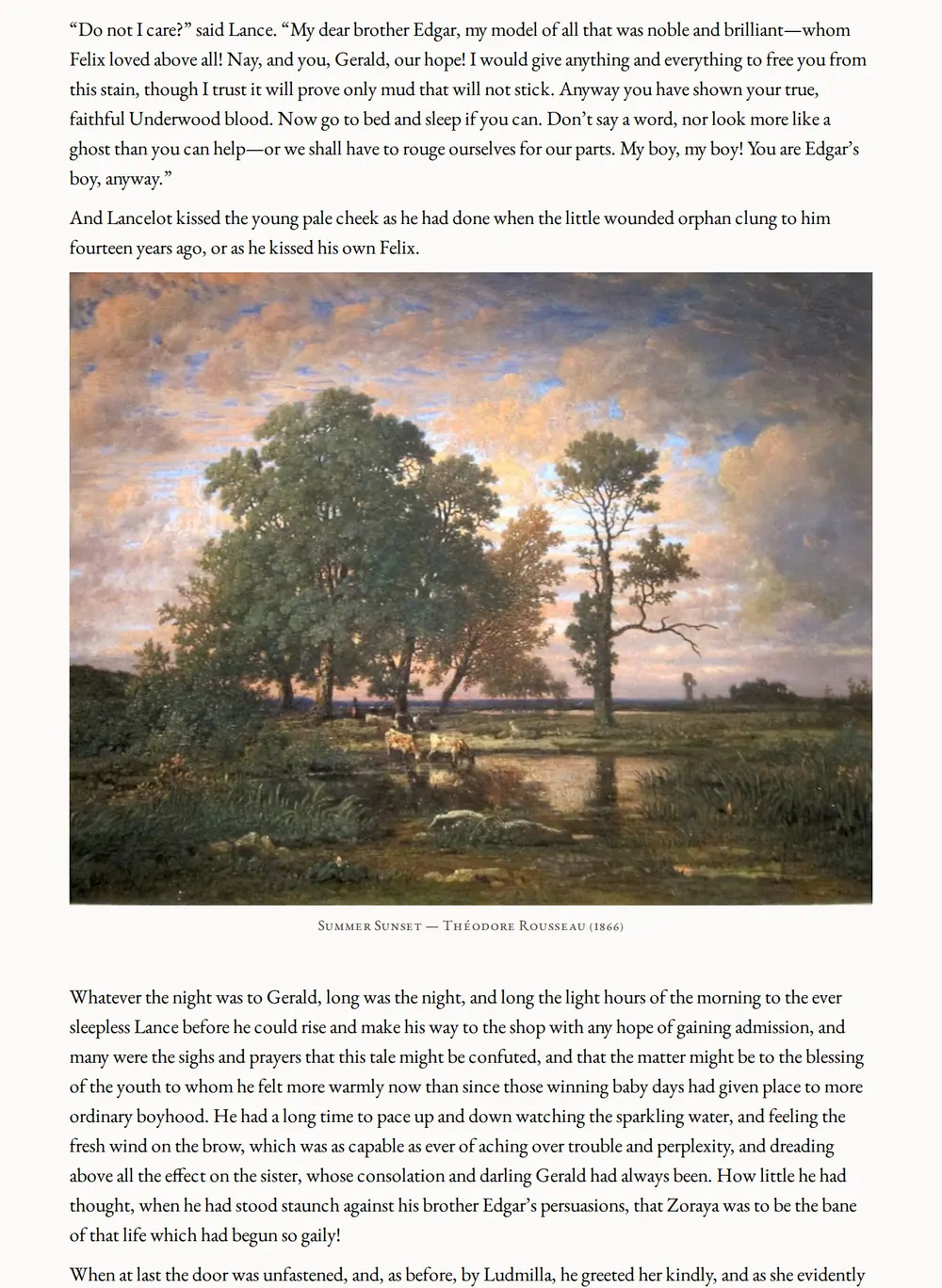 A page of The Long Vacation as set for this edition