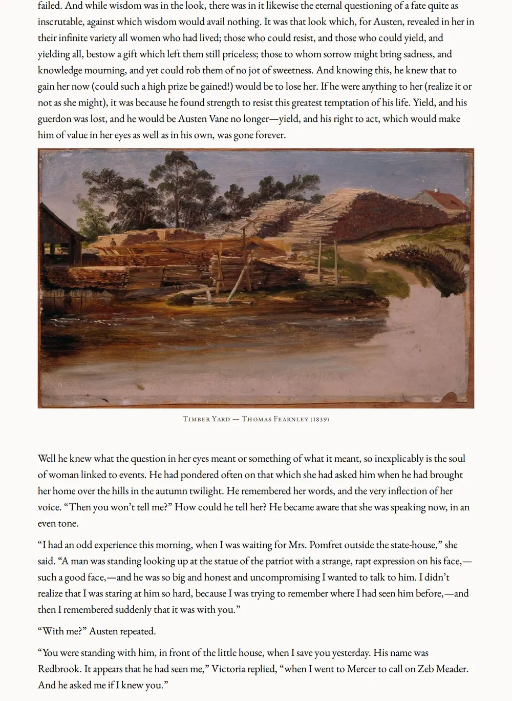 A page of Mr. Crewe's Career as set for this edition
