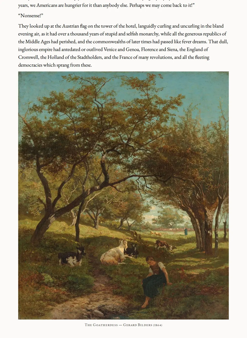A page of Their Silver Wedding Journey as set for this edition