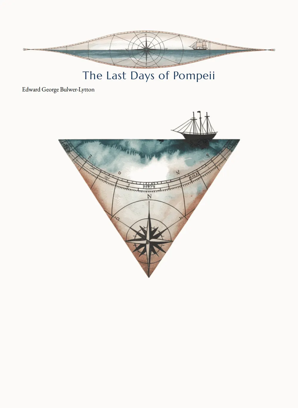 A page of The Last Days of Pompeii as set for this edition