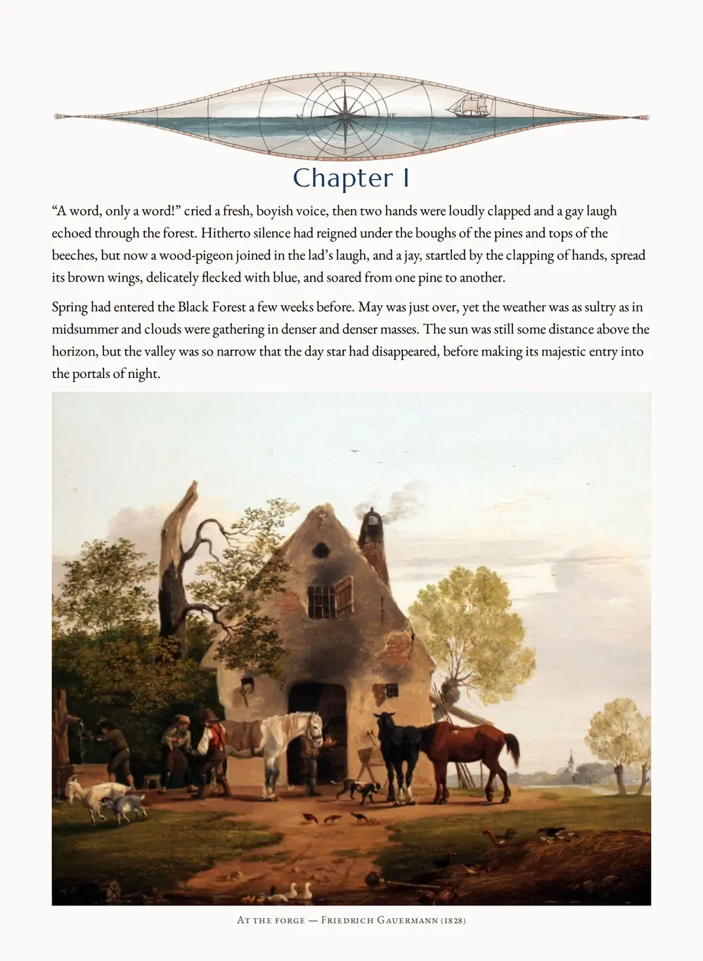A page of A Word, Only a Word as set for this edition