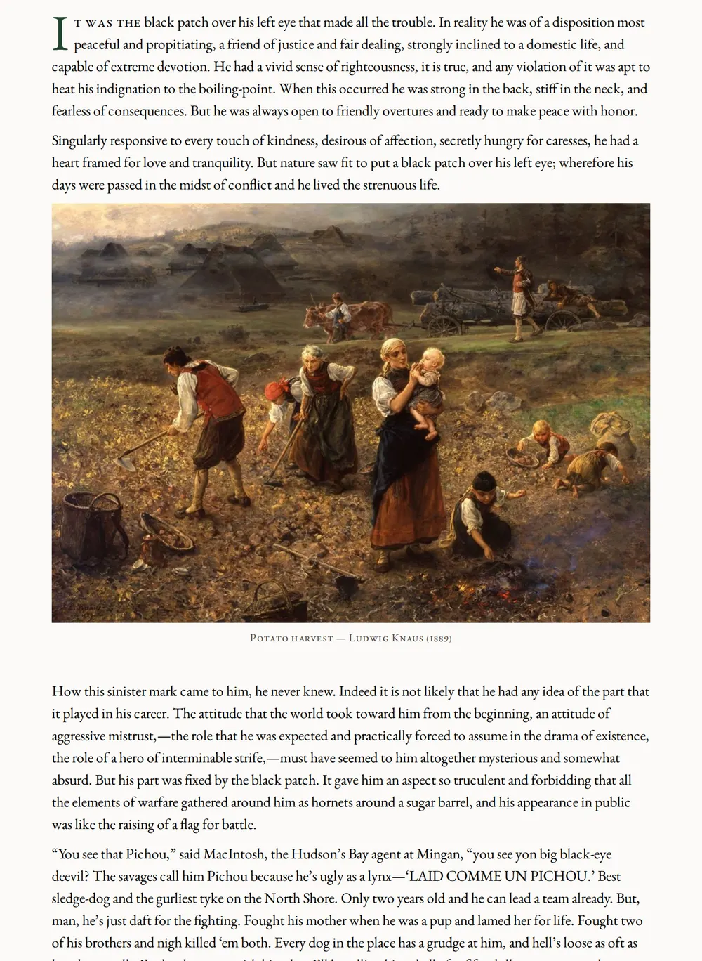 A page of The Ruling Passion as set for this edition