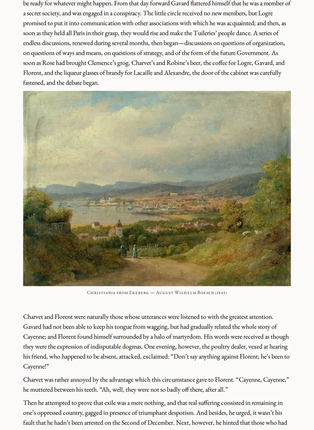 A page of The Fat and the Thin as set for this edition