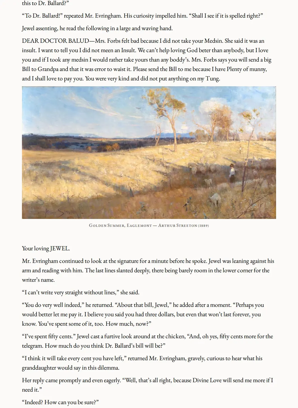 A page of Jewel as set for this edition