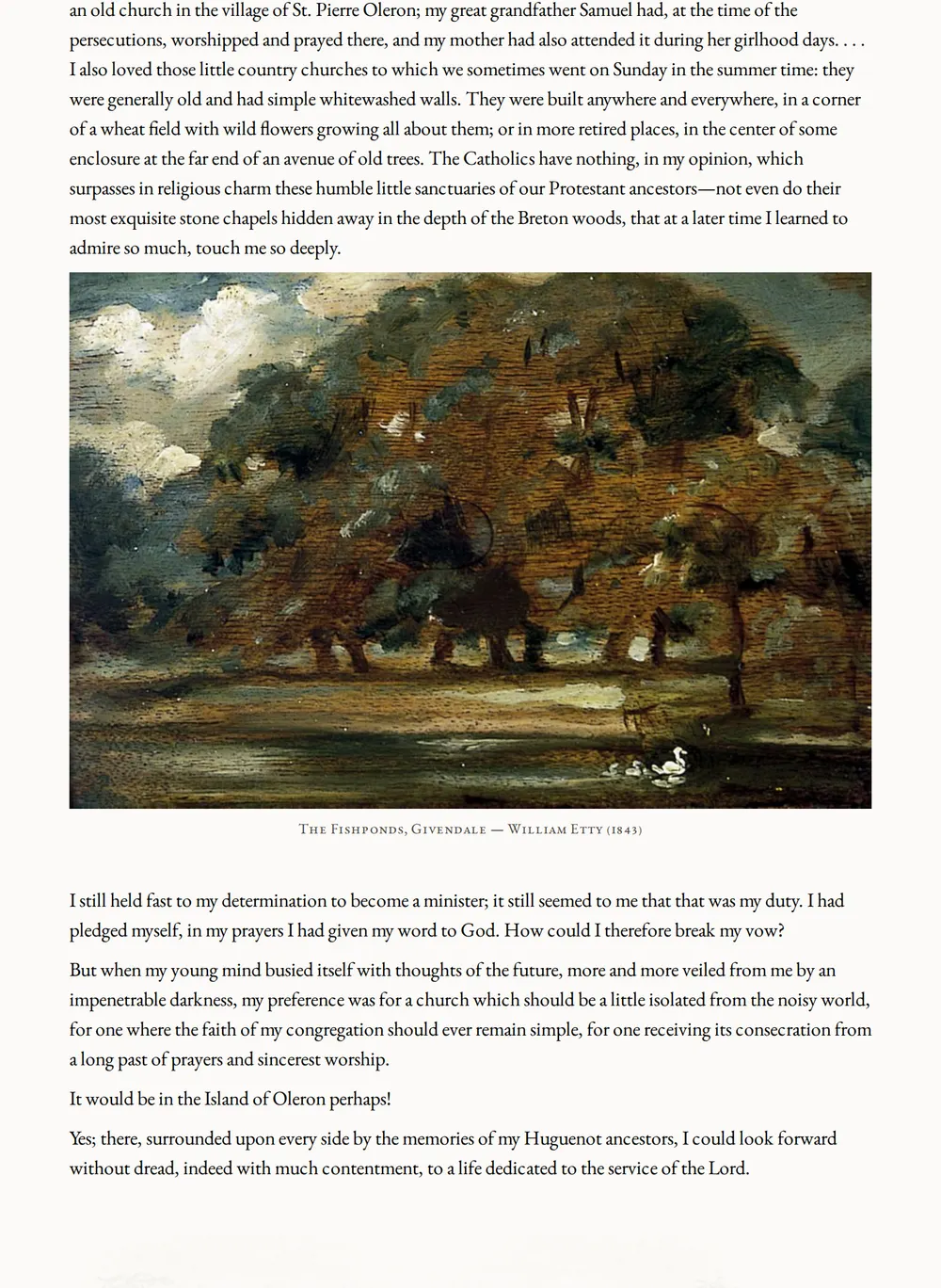 A page of The Story of a Child as set for this edition