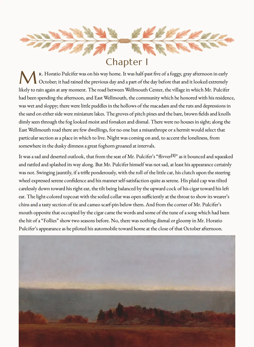 A page of Galusha the Magnificent as set for this edition
