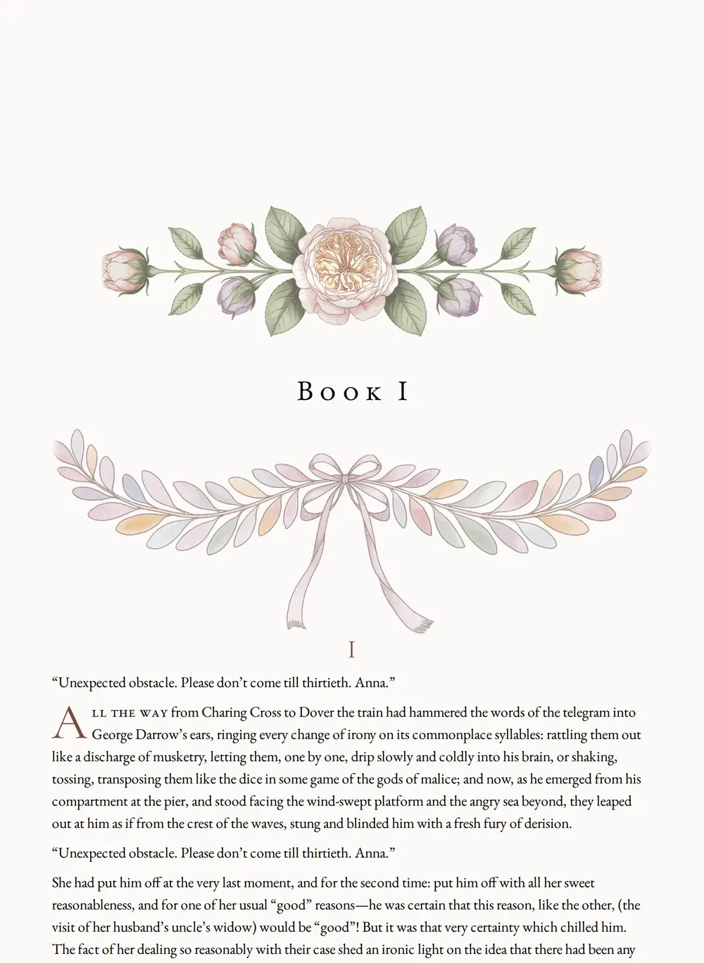 A page of The Reef as set for this edition