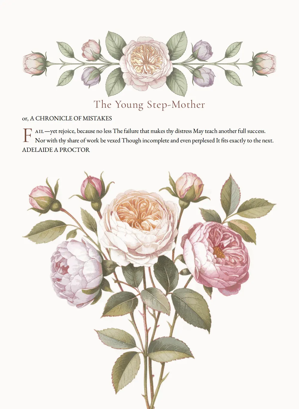 A page of The Young Step-Mother as set for this edition