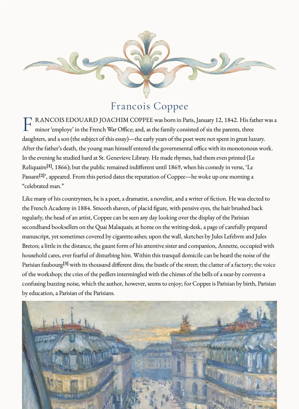 A page of A Romance of Youth as set for this edition