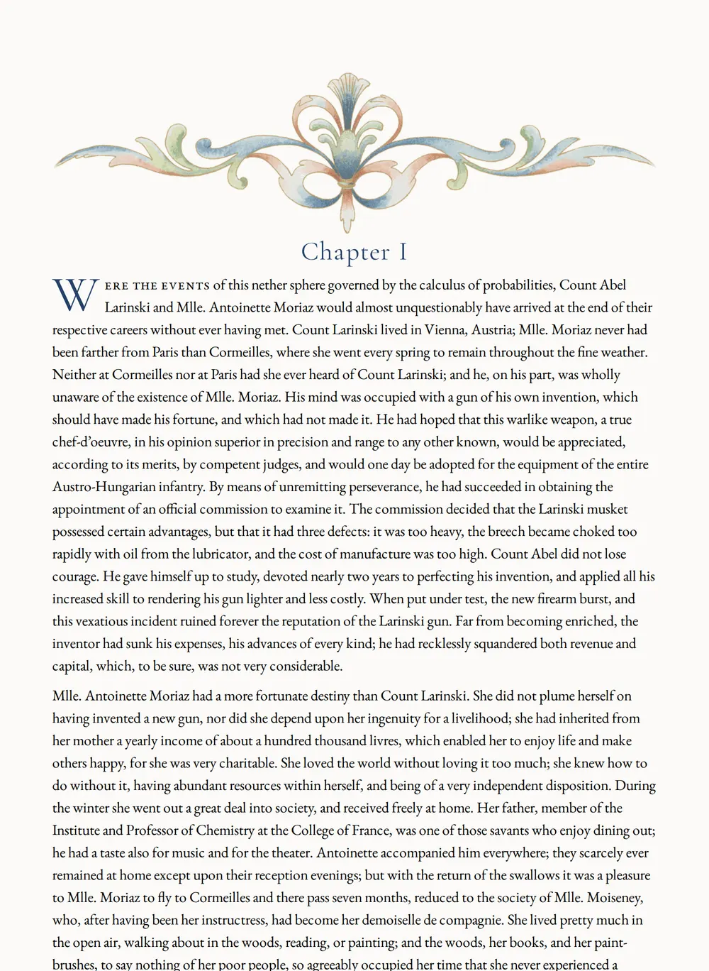 A page of Samuel Brohl and Company as set for this edition