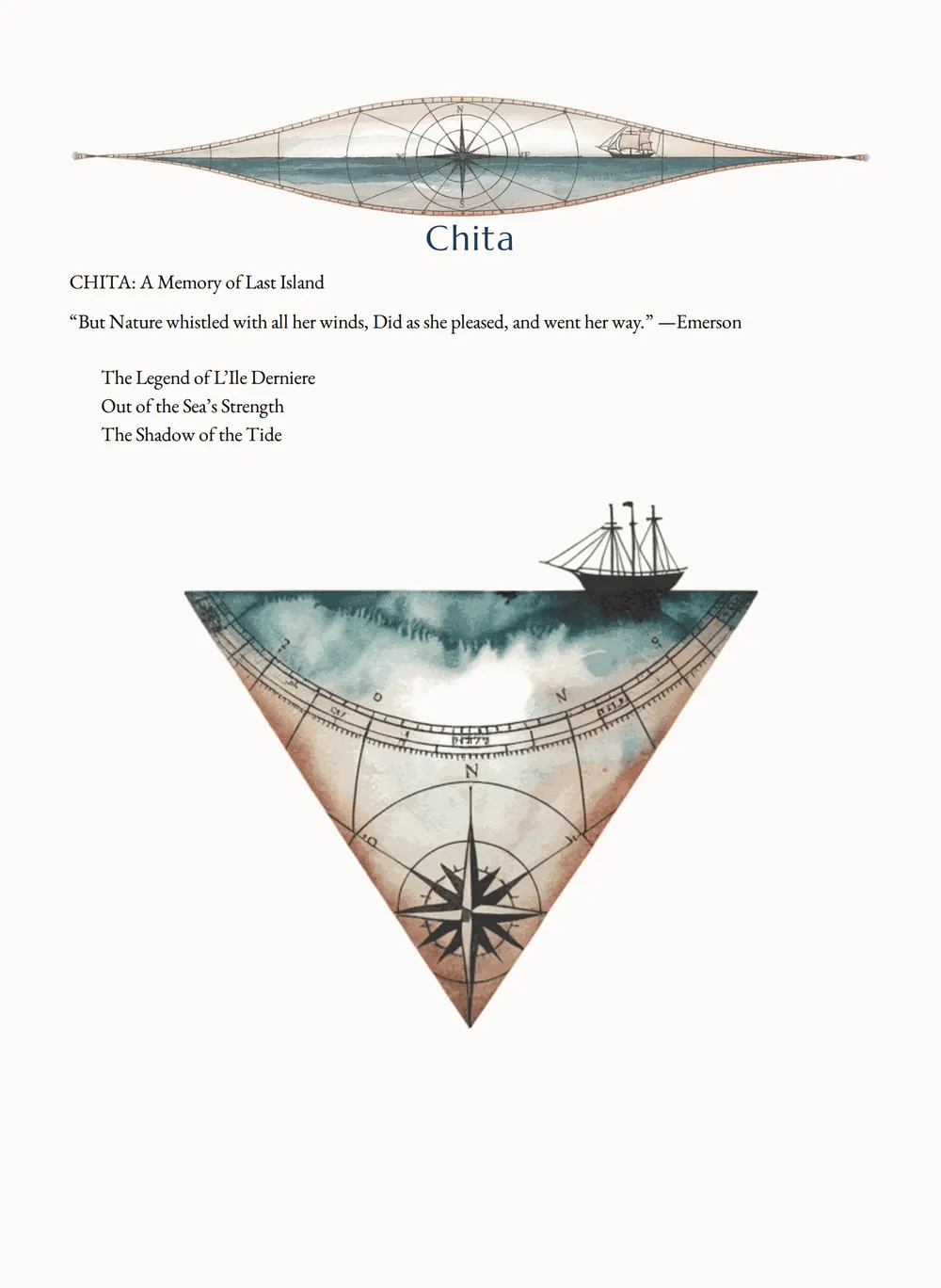 A page of Chita as set for this edition