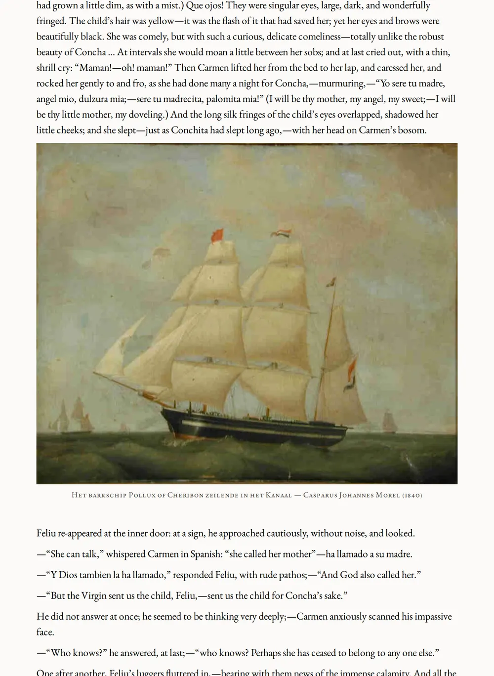 A page of Chita as set for this edition