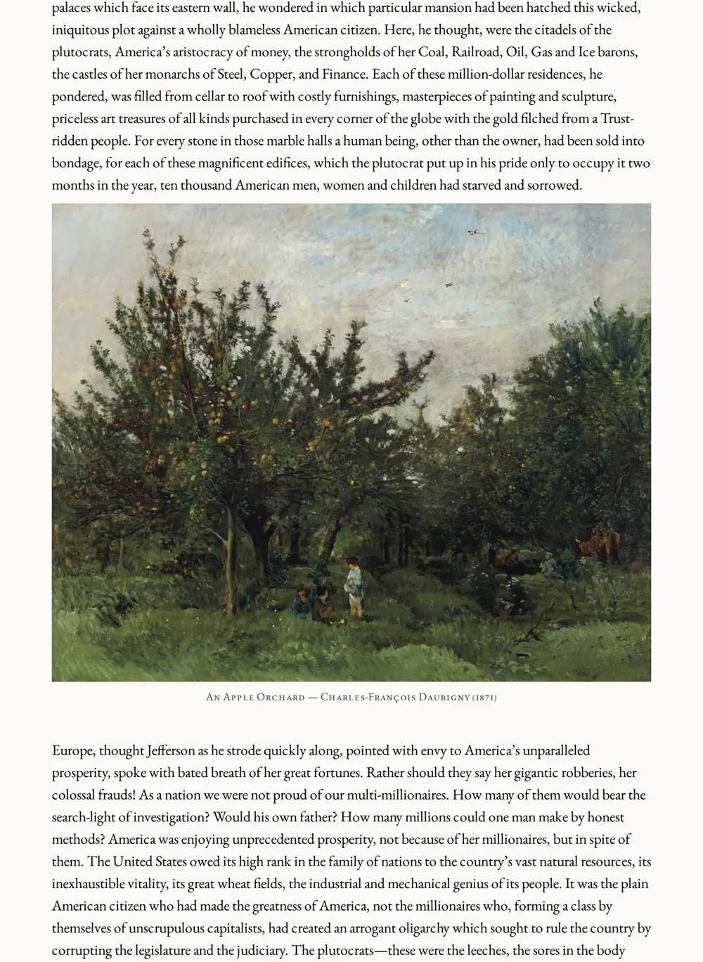 A page of The Lion and the Mouse as set for this edition