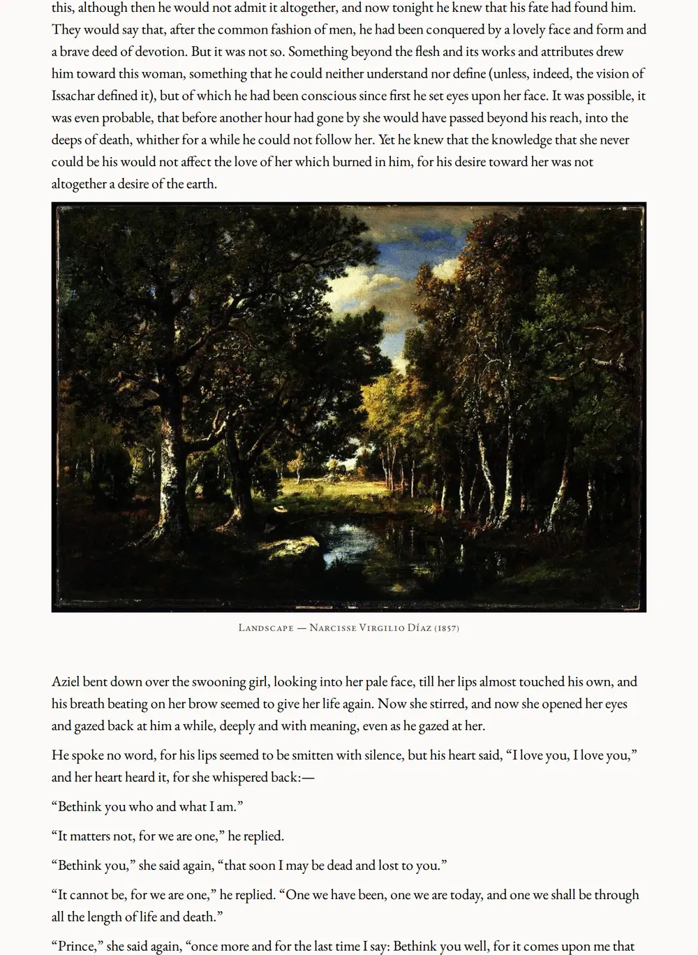A page of Elissa as set for this edition