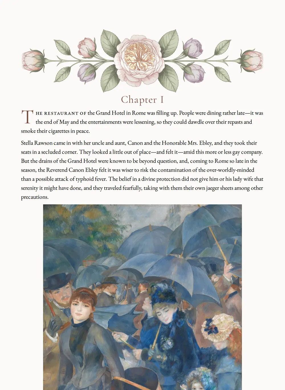 A page of The Point of View as set for this edition