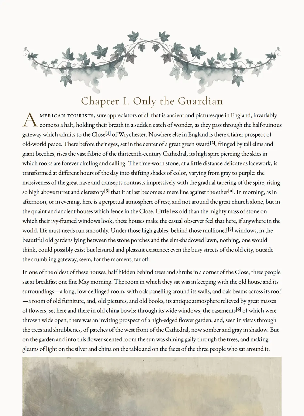 A page of The Paradise Mystery as set for this edition