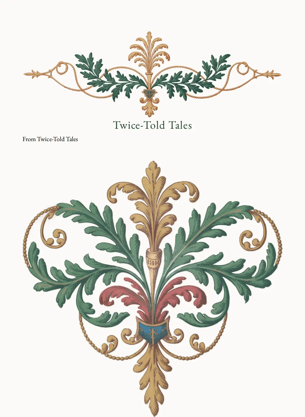 A page of Twice-Told Tales as set for this edition