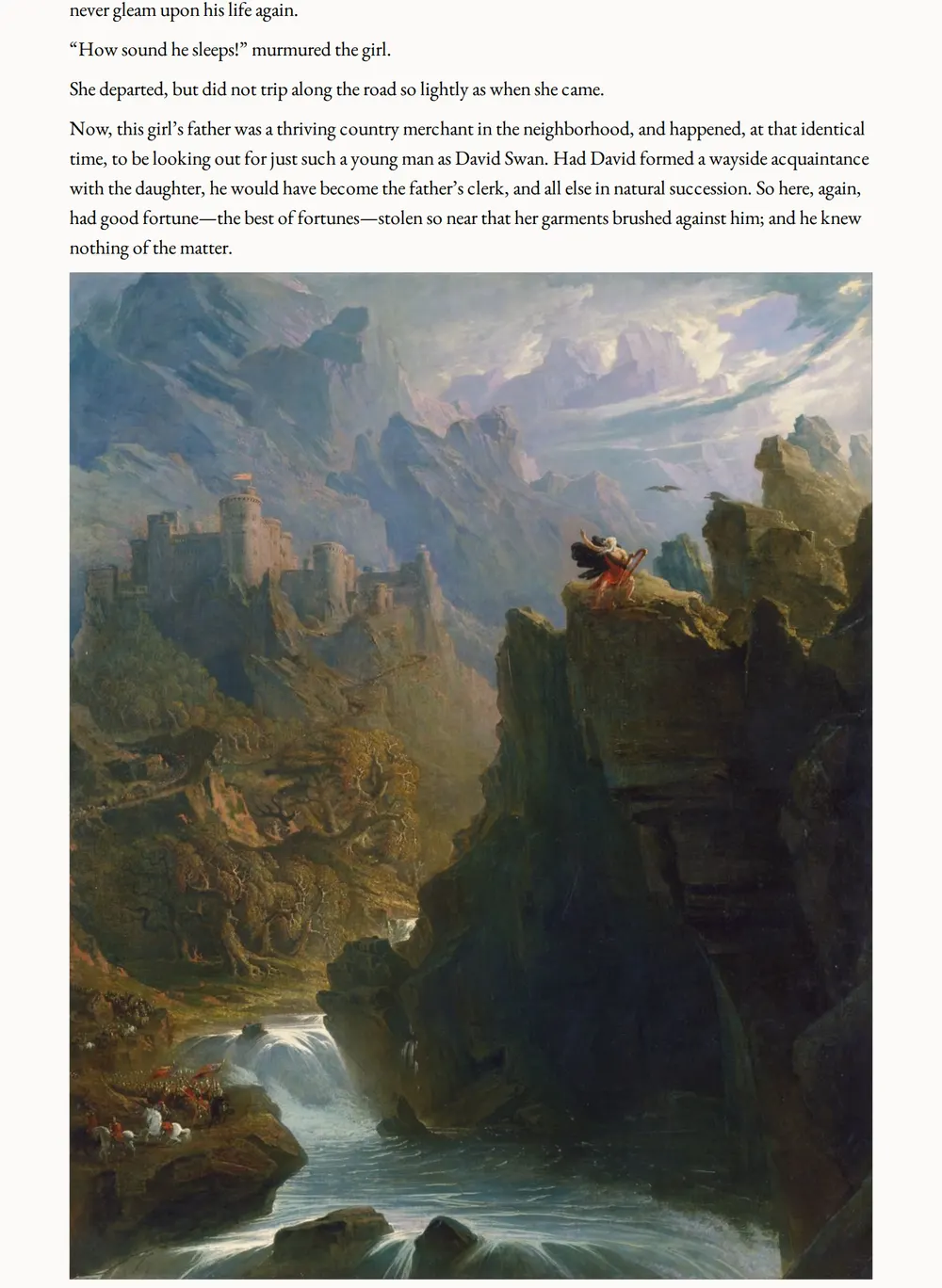 A page of Twice-Told Tales as set for this edition