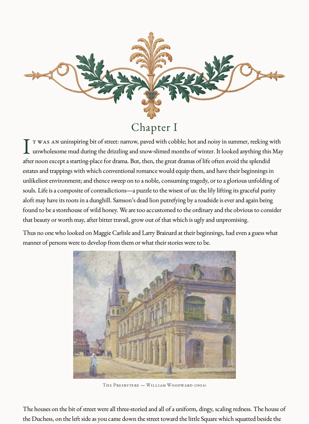 A page of Children of the Whirlwind as set for this edition