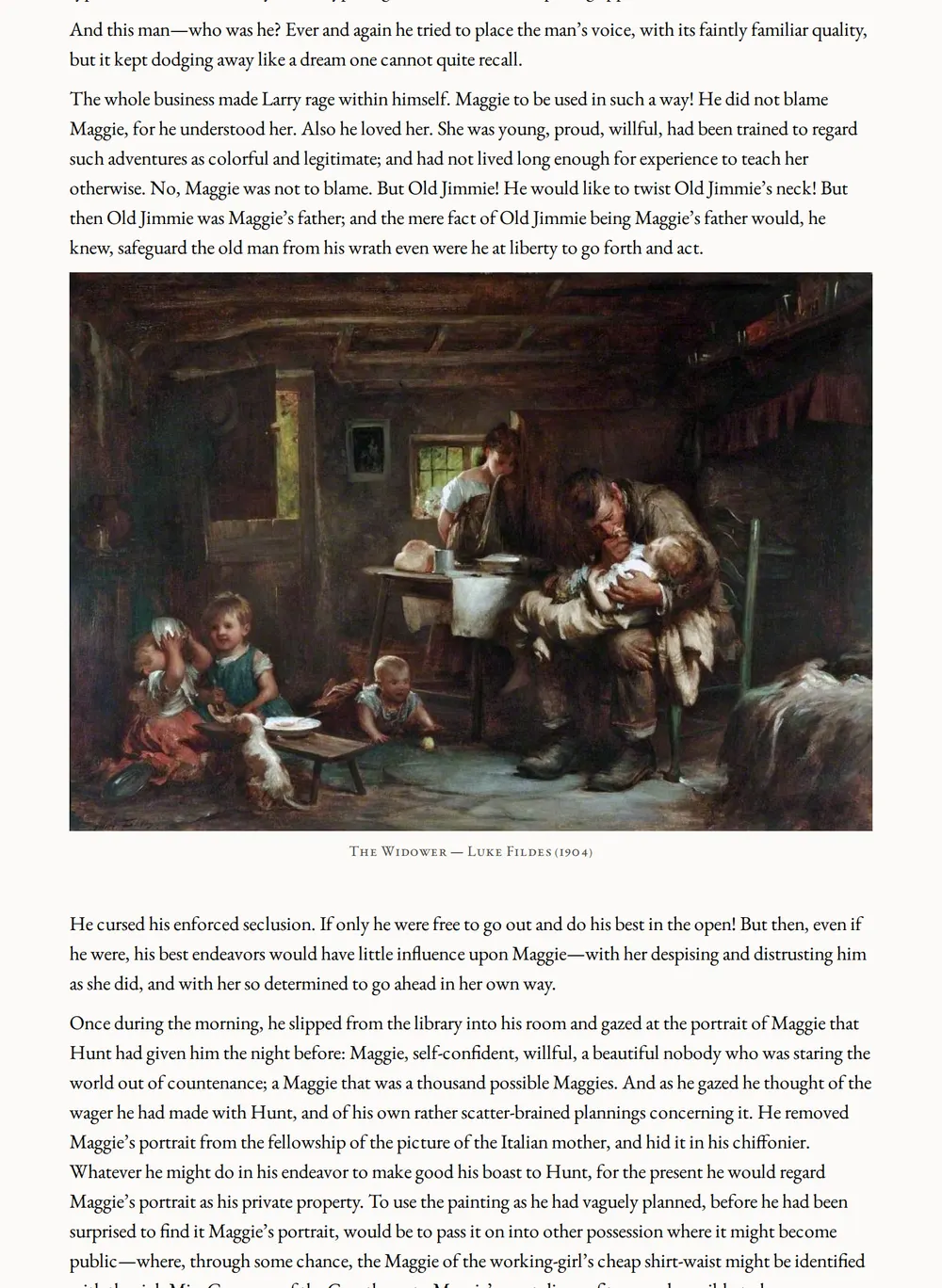 A page of Children of the Whirlwind as set for this edition