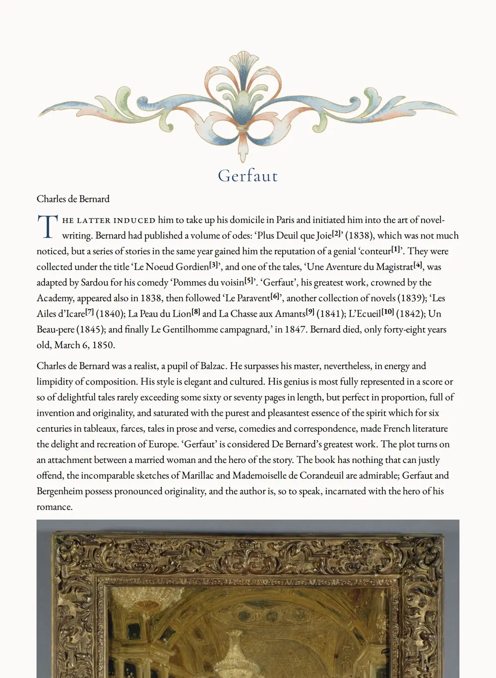 A page of Gerfaut as set for this edition